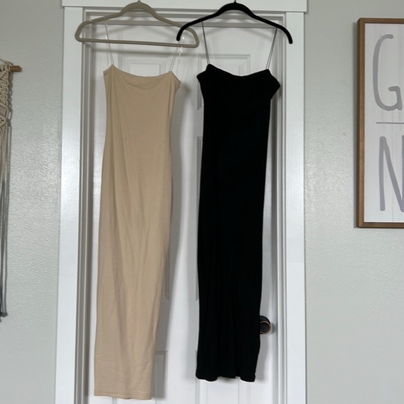 MESHKI nude & black bodycon dresses - Picture 1 of 1